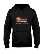 Unicorn Pink Christmas 1109 Hooded Sweatshirt thumbnail