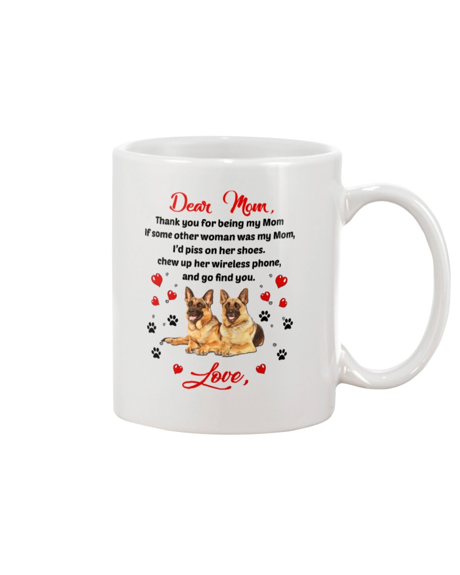 German Shepherd Dear Mom 1906 Mug
