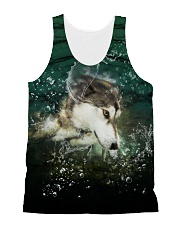 Siberian Husky Underwater 1406 All-over Unisex Tank front