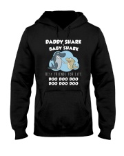Daddy Shark And Baby Shark Hooded Sweatshirt thumbnail