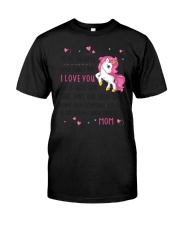 Unicorn I love you 1806 Classic T-Shirt thumbnail