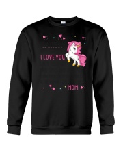 Unicorn I love you 1806 Crewneck Sweatshirt thumbnail