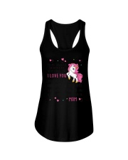 Unicorn I love you 1806 Ladies Flowy Tank thumbnail