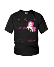 Unicorn I love you 1806 Youth T-Shirt thumbnail