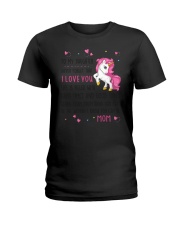 Unicorn I love you 1806 Ladies T-Shirt thumbnail