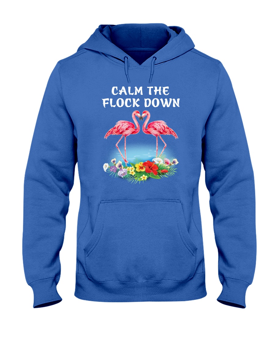 Calm Flock Down Hooded Sweatshirt