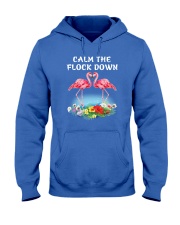 Calm Flock Down Hooded Sweatshirt front