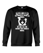 Rescue Saving Animal Crewneck Sweatshirt thumbnail