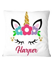 Unicorn harper Square Pillowcase front