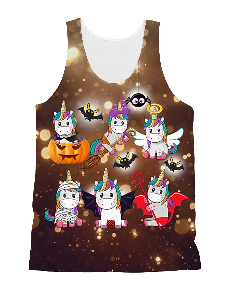 Unicorn Halloween All-over Unisex Tank