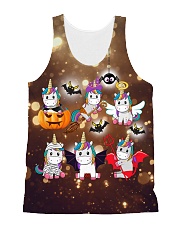Unicorn Halloween All-over Unisex Tank front