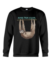 Advice from a sloth 1906P Crewneck Sweatshirt thumbnail