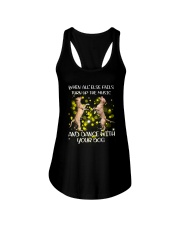 American Pit Bull Terrier Dance Ladies Flowy Tank thumbnail