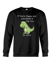 T-rex Happy 1806 Crewneck Sweatshirt thumbnail