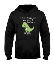 T-rex Happy 1806 Hooded Sweatshirt thumbnail
