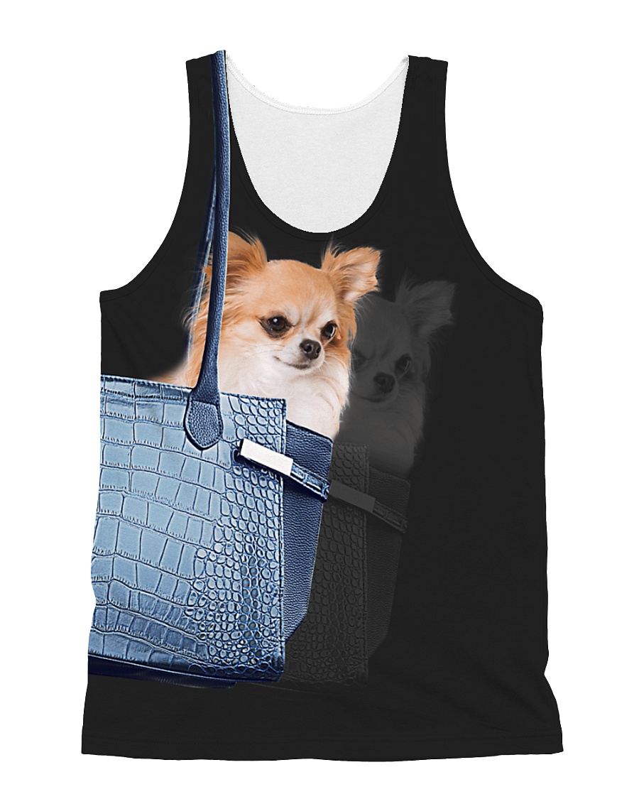 Chihuahua In Bag 1406 All-over Unisex Tank