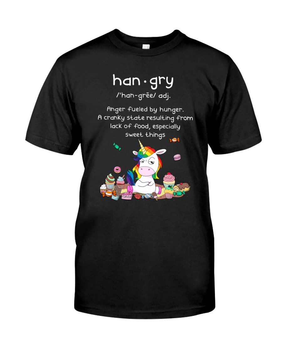 Unicorn Hangry 1307 Classic T-Shirt