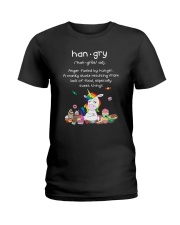 Unicorn Hangry 1307 Ladies T-Shirt thumbnail