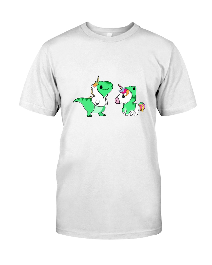 T-rex and Unicorn Classic T-Shirt