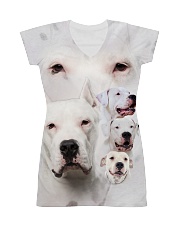 Dogo Argentino heads 1506L All-over Dress thumbnail