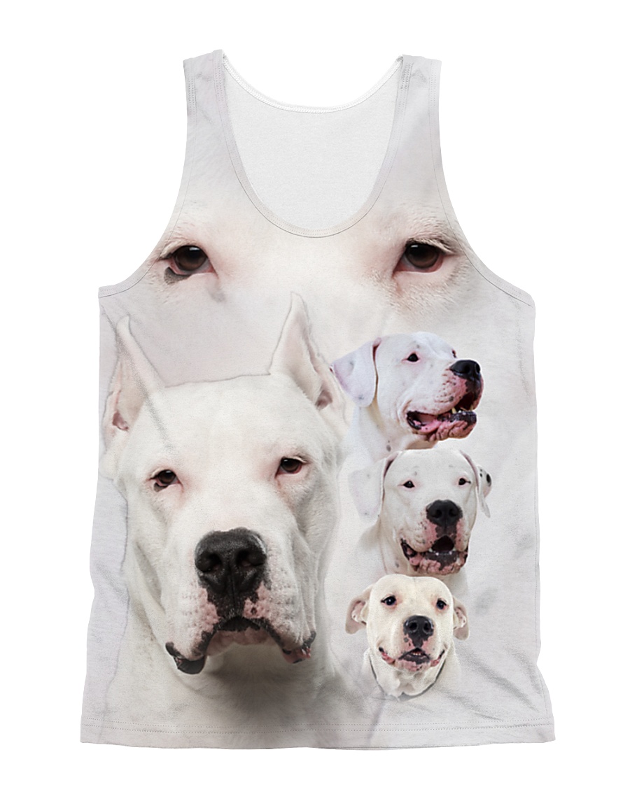 Dogo Argentino heads 1506L All-over Unisex Tank