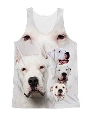 Dogo Argentino heads 1506L All-over Unisex Tank front