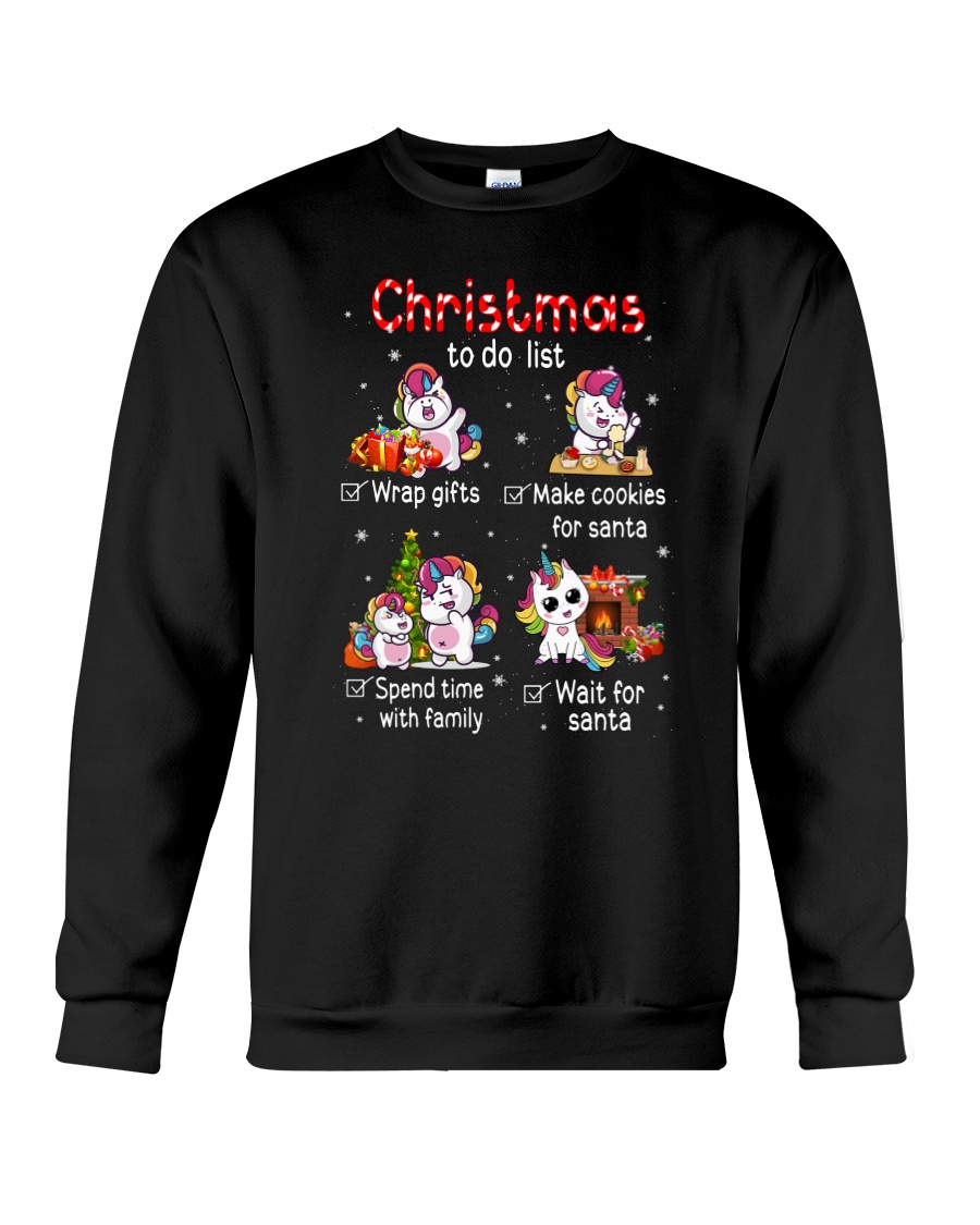 Unicorn To Do List 0410 Crewneck Sweatshirt