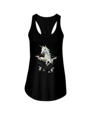 Unicorn In Pocket 2509 Ladies Flowy Tank thumbnail