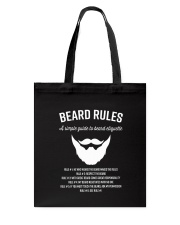 Rules of beard Tote Bag thumbnail