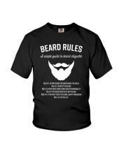 Rules of beard Youth T-Shirt thumbnail