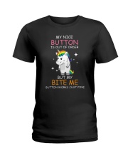 Unicorn nice button 0708 Ladies T-Shirt thumbnail