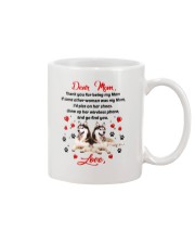 Siberian Husky Dear Mom 1906 Mug front