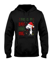 Bah Hum Mug Unicorn Hooded Sweatshirt thumbnail