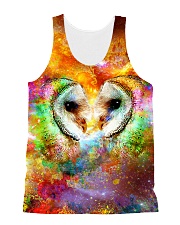 Owl Face To Face All-over Unisex Tank front