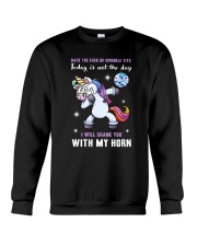 Unicorn I will shank you 150319 Crewneck Sweatshirt thumbnail