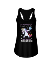 Unicorn I will shank you 150319 Ladies Flowy Tank thumbnail