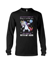 Unicorn I will shank you 150319 Long Sleeve Tee thumbnail