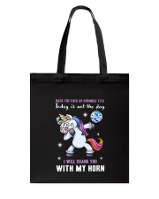 Unicorn I will shank you 150319 Tote Bag thumbnail