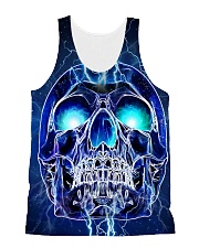 Skull Light All-over Unisex Tank front