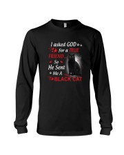 Cat Asked God Long Sleeve Tee thumbnail