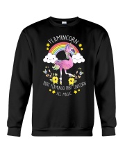 Flamingo Unicorn Crewneck Sweatshirt front
