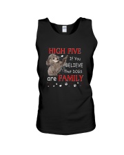 Poodle High Five Unisex Tank thumbnail
