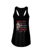 Poodle High Five Ladies Flowy Tank thumbnail