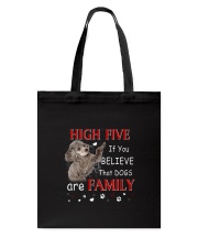 Poodle High Five Tote Bag thumbnail