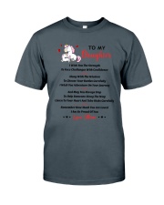 Unicorn To my daughter 1610 Classic T-Shirt thumbnail