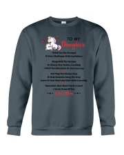 Unicorn To my daughter 1610 Crewneck Sweatshirt thumbnail