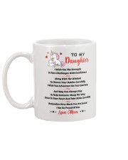 Unicorn To my daughter 1610 Mug back