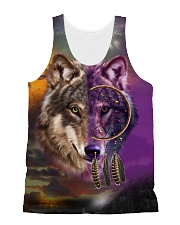 Wolf Dream Catcher All-over Unisex Tank front