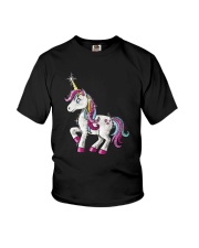 Unicorn Bling Youth T-Shirt thumbnail