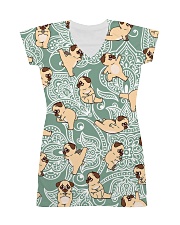 Pug Yoga 1406 All-over Dress thumbnail